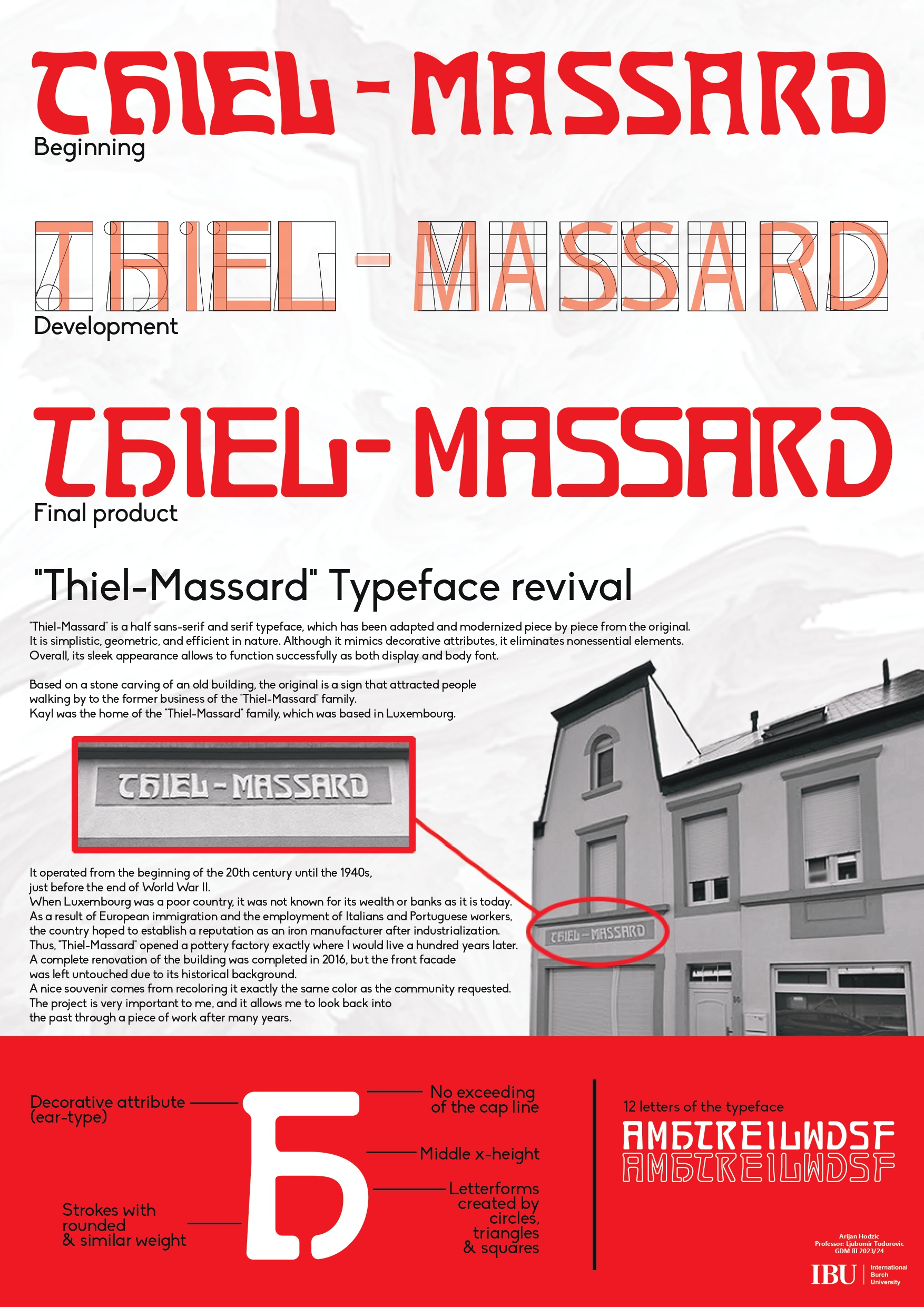 Thiel-Massard Typeface Revival